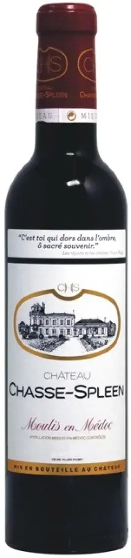 Вино Chateau Chasse-Spleen, Moulis en Medoc AOC Cru Bourgeois, 2020, 0.375 л