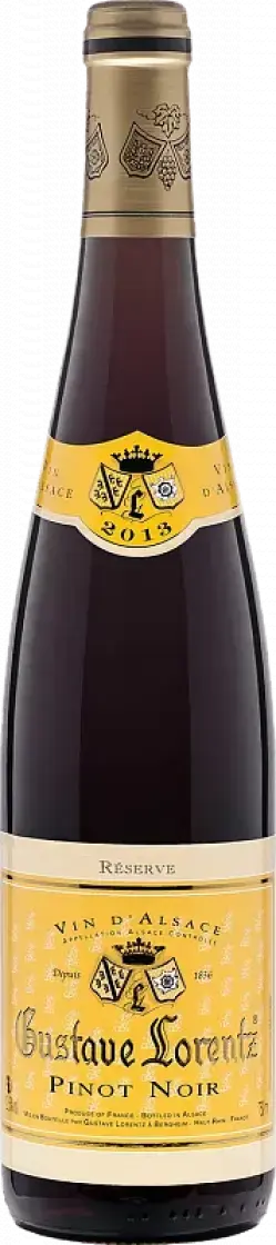 Вино Gustave Lorentz Pinot Noir Reserve Alsace AOC 2021 0.75 л