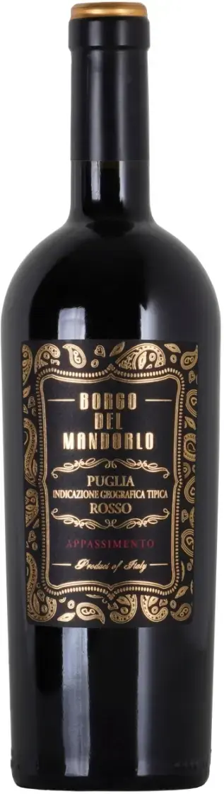 Вино Borgo del Mandorlo Appassimento Rosso Puglia IGT, 2021, 0.75 л