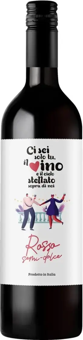 Вино Castello di Lozzolo Amore Rosso Semi-Dolce 0.75 л