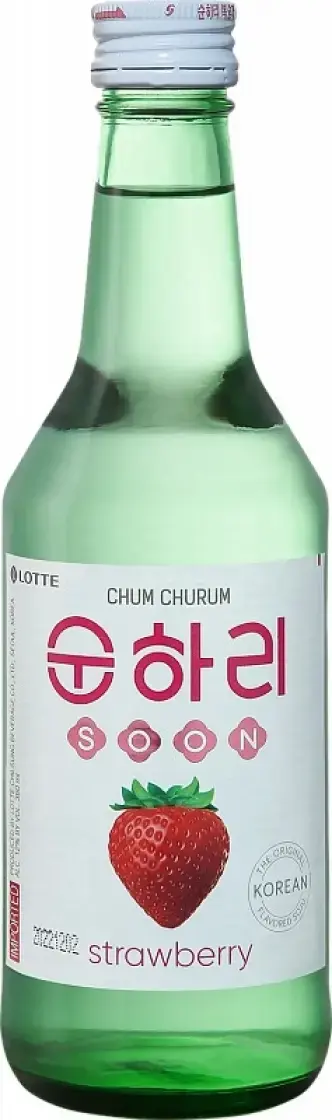 Водка Soju Chum Churum Soonhari Strawberry, 0.36 л