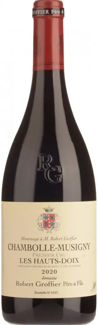 Вино Domaine Robert Groffier Pere & Fils Chambolle-Musigny 1er Cru Les Hauts-Doix AOC, 2020, 0.75 л
