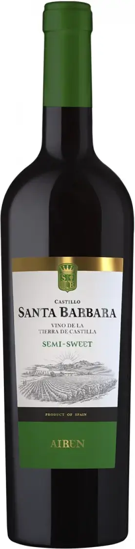 Вино Castillo Santa Barbara Airen Semi-Sweet Tierra de Castilla IGP, 0.75 л