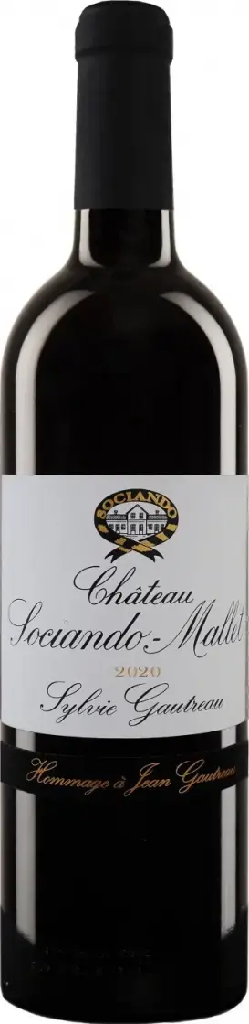 Вино Chateau Sociando-Mallet Haut-Medoc AOC, 2020, 0.75 л