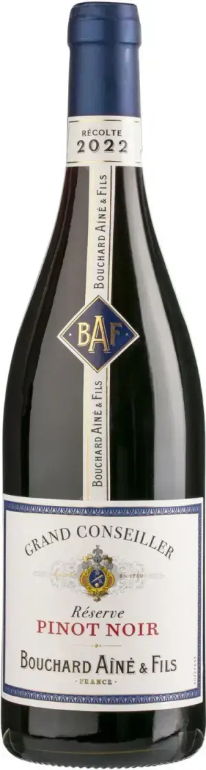 Вино Bouchard Aine & Fils Grand Conseiller Pinot Noir Reserve, 2022, 0.75 л