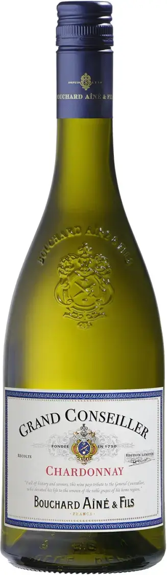 Вино Bouchard Aine & Fils Grand Conseiller Chardonnay, 2022, 0.75 л