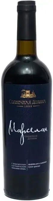 Вино Марселан Солнечной Долины, 2022, 0.75 л