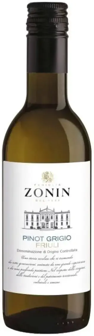 Вино Zonin Pinot Grigio Friuli DOC, 2022, 0.25 л