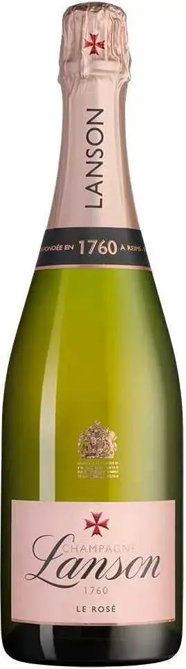 Шампанское Lanson Le Rose Brut, 2018, 0.75 л