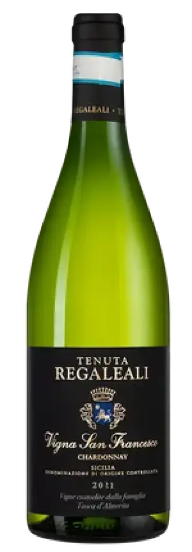 Вино Tasca d'Almerita Tenuta Regaleali Chardonnay Vigna San Francesco, 2021, 0.75 л