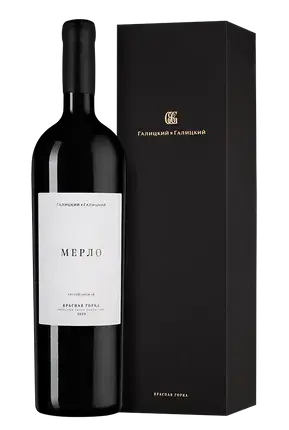 Вино Красная Горка Мерло, gift box, 2020, 1.5 л