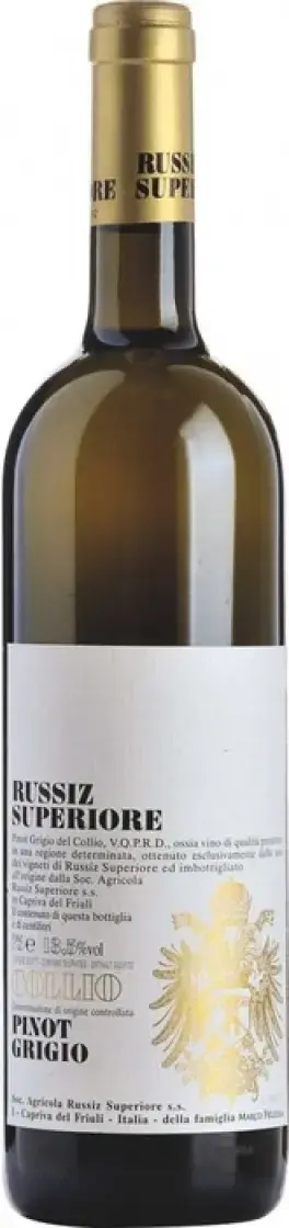 Вино Russiz Superiore Collio Pinot Grigio DOC, 2022, 0.75 л