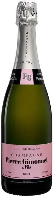Шампанское Pierre Gimonnet & Fils Rose de Blancs Brut 1er Cru Champagne AOC, 2021, 0.75 л