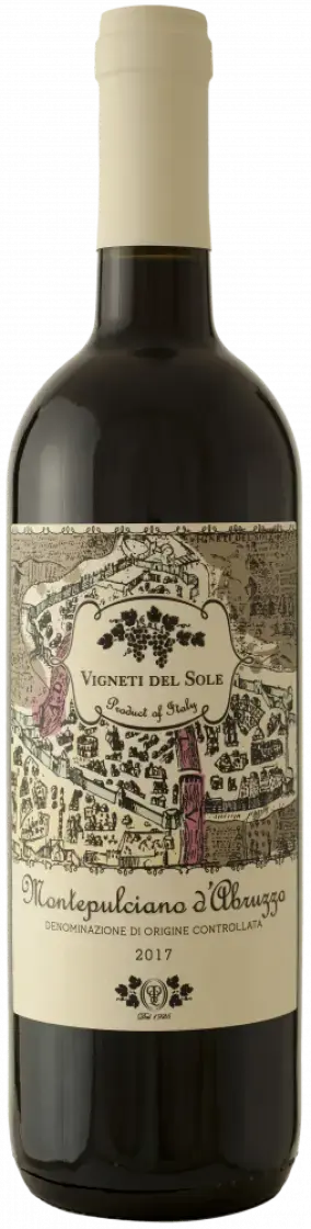 Вино Pasqua Vigneti del Sole Montepulciano d'Abruzzo DOC, 2021, 0.75 л