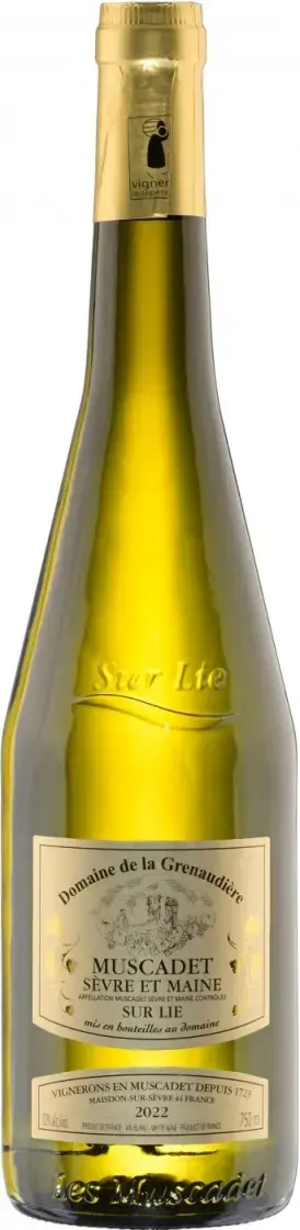 Вино Domaine de la Grenaudiere Muscadet Sevre et Maine AOC Sur Lie, 2022, 0.75 л