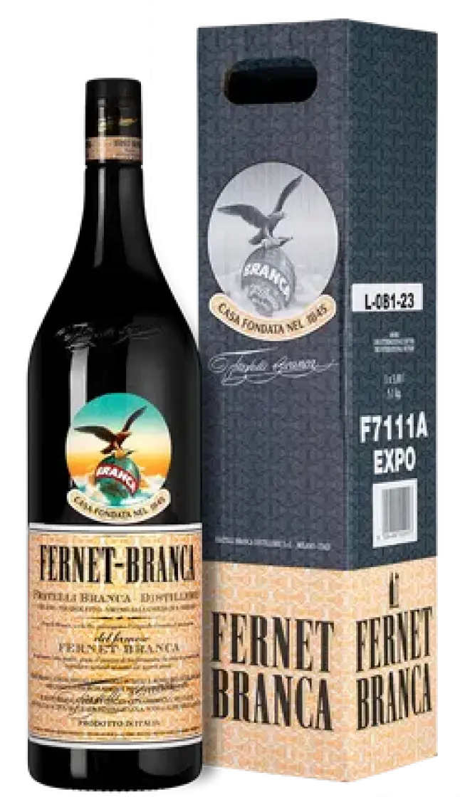 Ликер Fernet Branca, gift box, 3 л