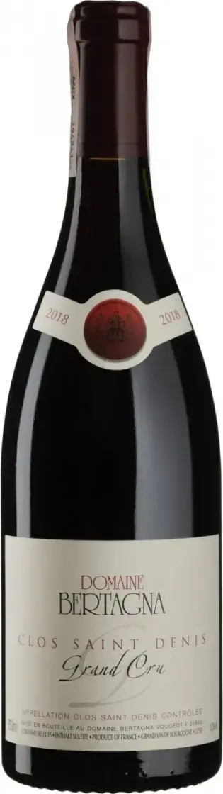 Вино Domaine Bertagna Clos St. Denis Grand Cru, 2018, 1.5 л