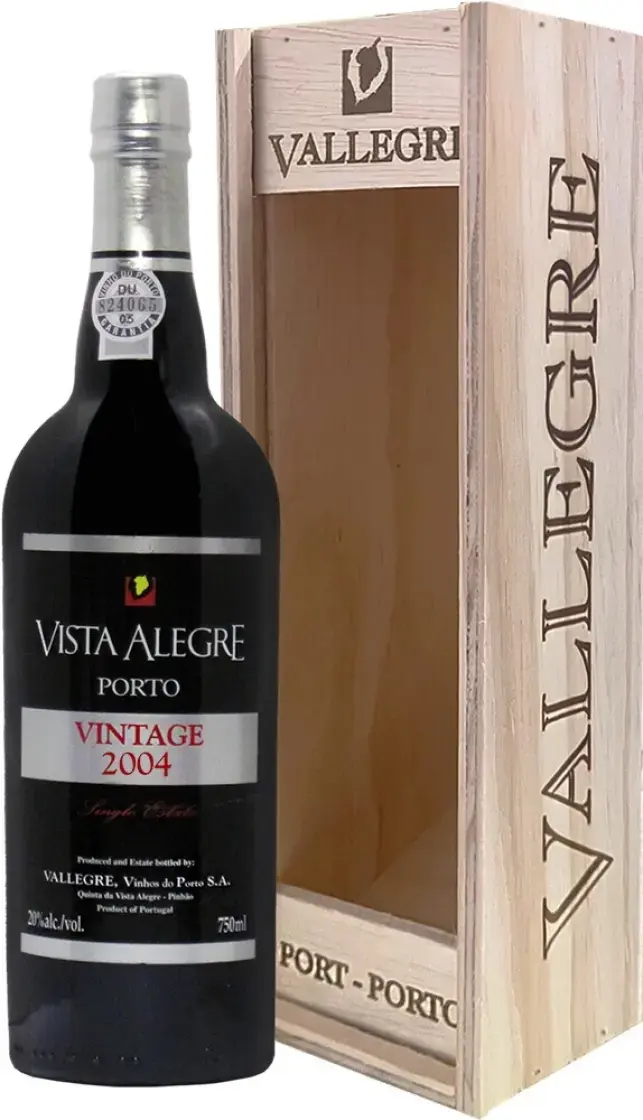 Портвейн Vista Alegre Vintage Port, wooden box, 2004, 0.75 л