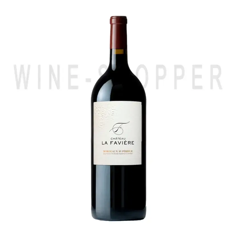 Вино Chateau La Faviere Bordeaux Superieur AOC 2018 1.5 л