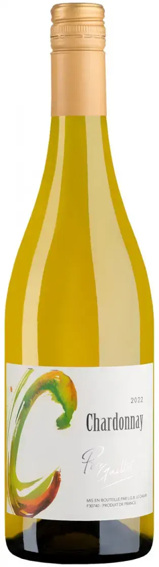 Вино Pere Guillot Chardonnay, 2022, 0.75 л