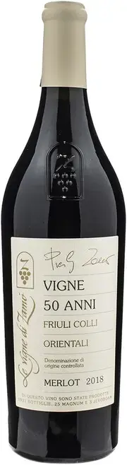 Вино Le Vigne di Zamo Vigne 50 Anni Merlot Friuli Colli Orientali DOC 2018 0.75 л