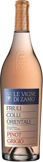 Вино Le Vigne di Zamo Pinot Grigio Ramato Friuli Colli Orientali DOC 2021 0.75 л