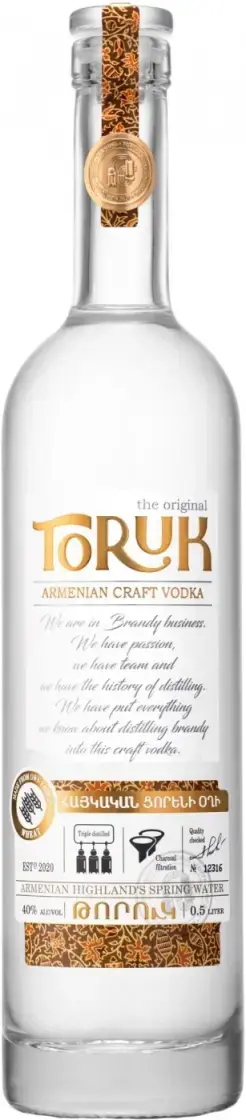 Водка Toruk Craft, 0.5 л