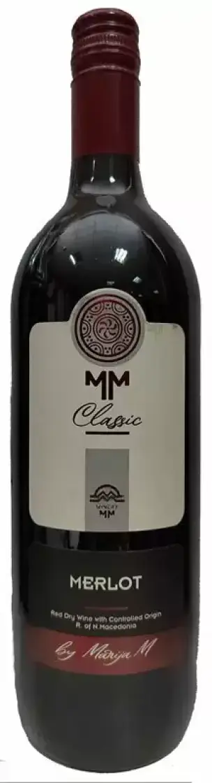 Вино ММ Classic Merlot, 1 л