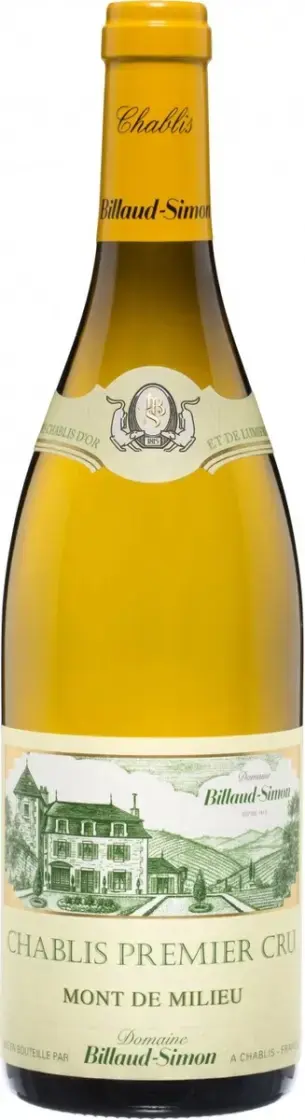 Вино Billaud-Simon Chablis Premier Cru Mont de Milieu, 2022, 0.75 л