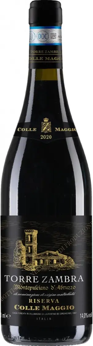 Вино Torre Zambra Colle Maggio Montepulciano d'Abruzzo DOC Riserva, 2020, 0.75 л