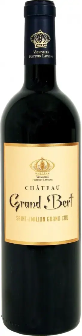 Вино Chateau Grand Bert Saint-Emilion Grand Cru AOC, 2020, 0.75 л