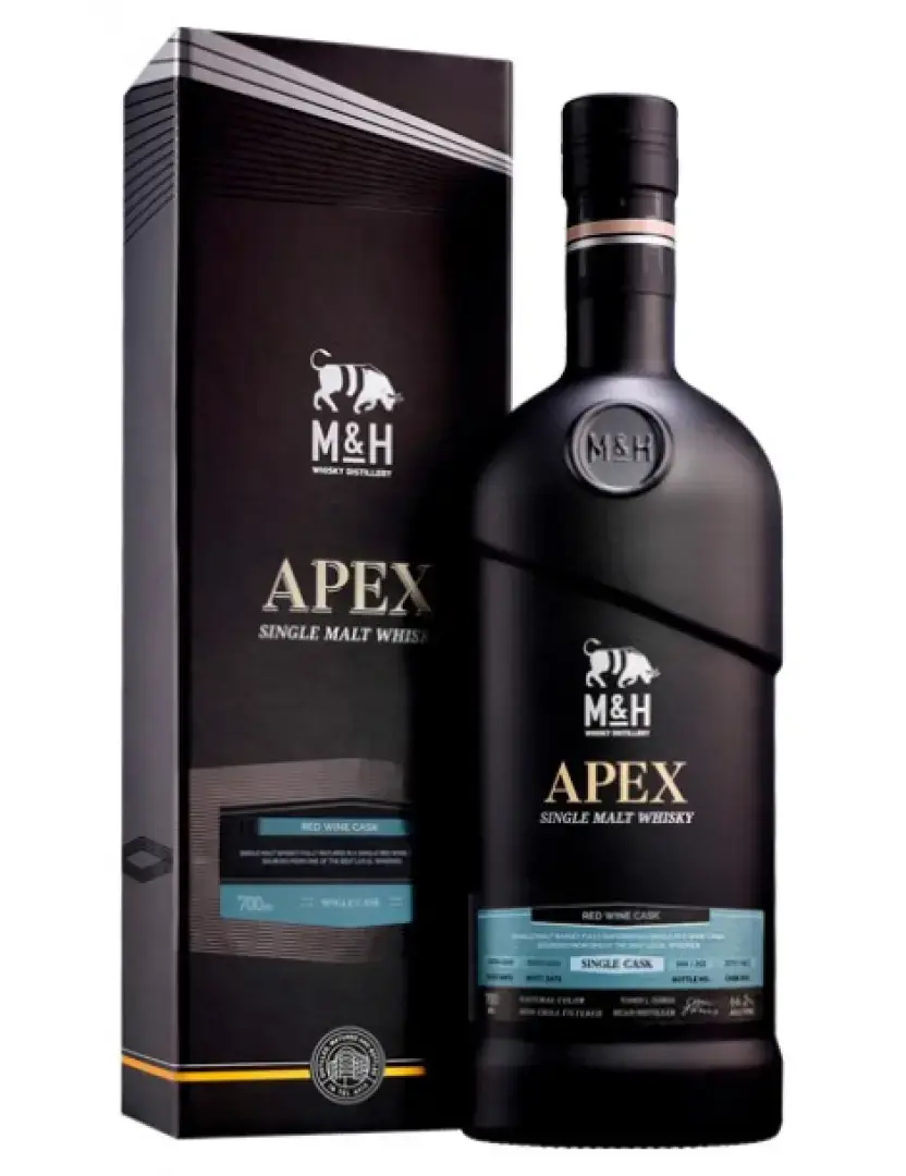 Виски M&H Apex Red Wine Cask, gift box, 0.7 л