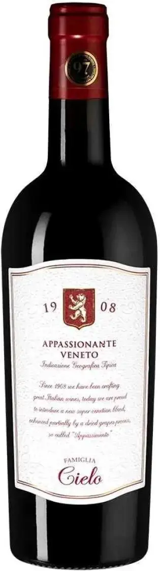 Вино Cielo e Terra Appassionante Rosso Veneto IGT, 2021, 0.75 л