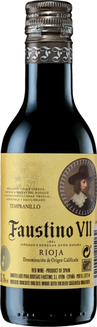 Вино Faustino VII Rioja DOC, 2021, 0.187 л