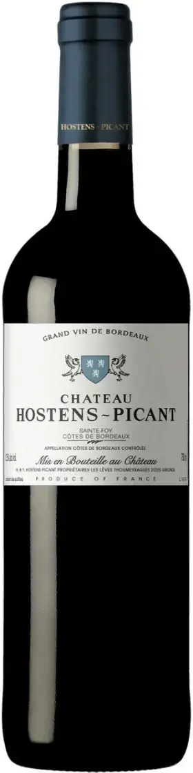 Вино Chateau Hostens-Picant, Sainte-Foy Bordeaux AOC, 2018, 0.75 л