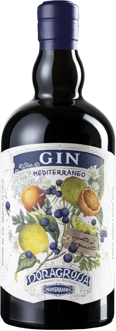 Джин Doragrossa Gin Mediterraneo Al Bergamotto, 0.7 л