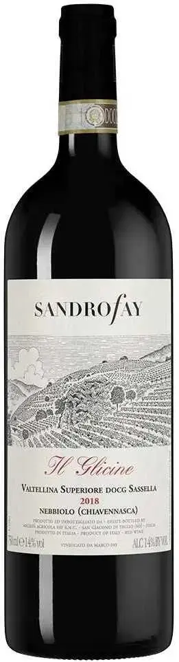 Вино Sandro Fay Il Glicine Valtellina Superiore DOCG Sassella, 2018, 0.75 л