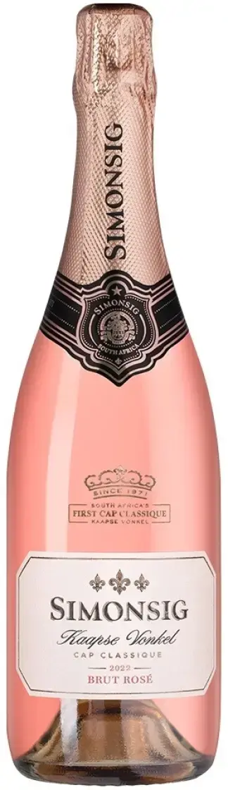 Игристое вино Simonsig Kaapse Vonkel Brut Rose, 2022, 0.75 л