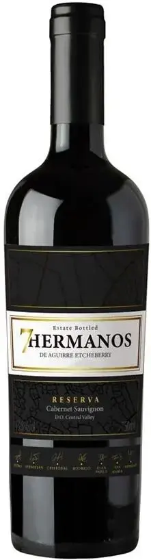 Вино 7 Hermanos Carmenere Reserva, 2021, 0.75 л