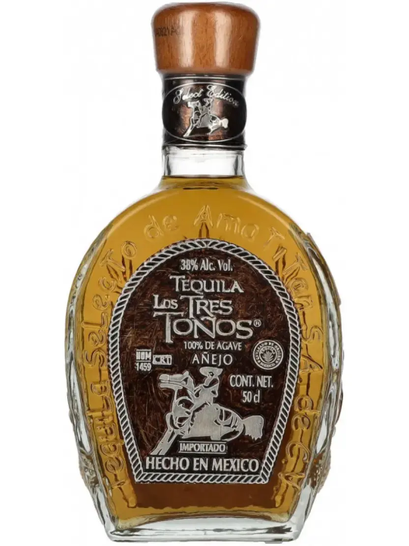Текила Los Tres Tonos Anejo 0.5 л