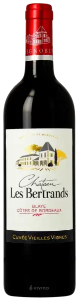 Вино Chateau Les Bertrands Cuvee Vieilles Vignes, 2020, 0.75 л