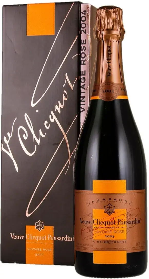 Шампанское Veuve Clicquot, Vintage Rose 2004, gift box, 0.75 л