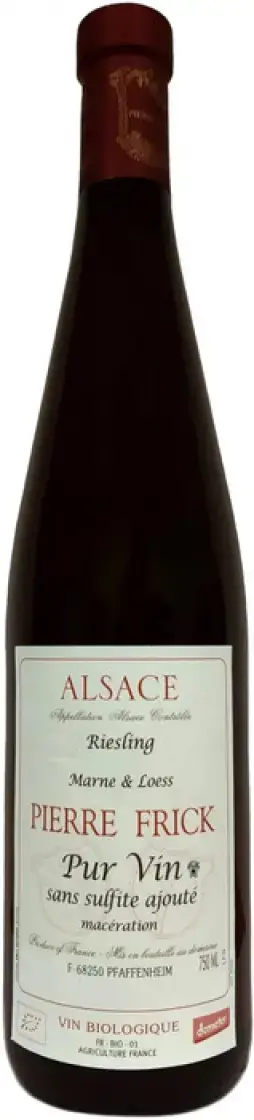 Вино Pierre Frick Marne & Loess Riesling Maceration Alsace AOC, 2020, 0.75л