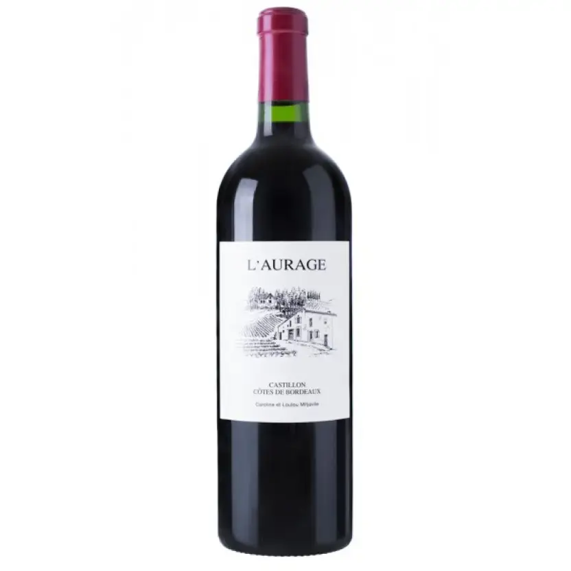 Вино Famille Mitjavile L'Aurage Castillon Cotes de Bordeaux 2013 1.5 л