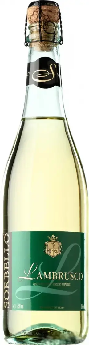 Игристое вино Sorbello Lambrusco IGT Bianco, 0.75 л
