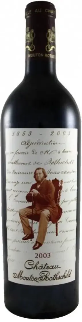 Вино Chateau Mouton Rothschild Pauillac AOC Premier Grand Cru Classe, 2003, 1.5 л