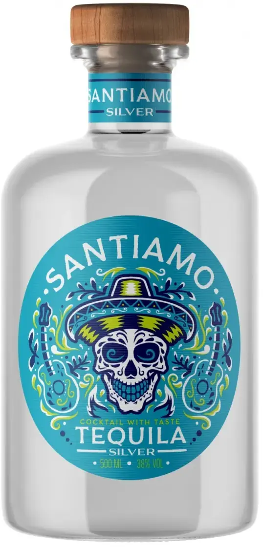 Текила Santiamo Silver, 0.5 л