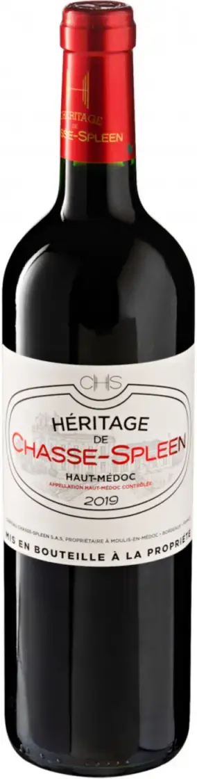 Вино L'Heritage de Chasse-Spleen Haut-Medoc AOC 2019 0.75 л