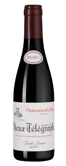 Вино Chateauneuf-du-Pape Vieux Telegraphe La Crau, 2021, 0.375 л