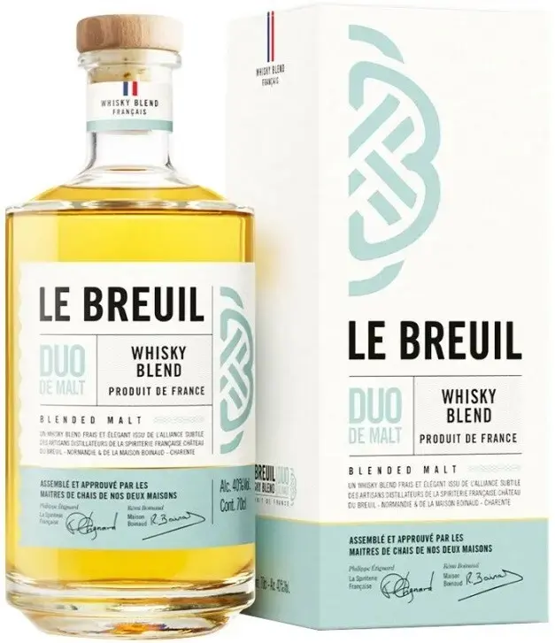 Виски Le Breuil Duo de Malt Blend, gift box, 0.7 л